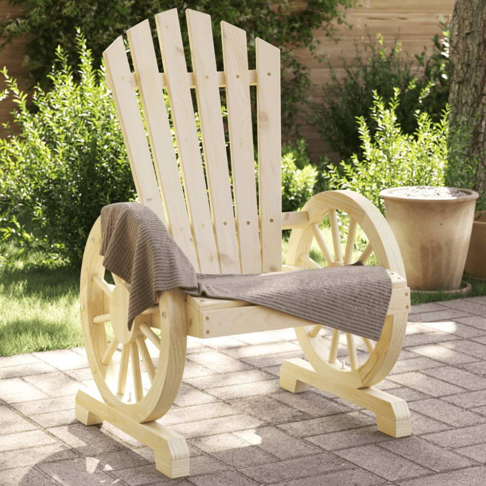 Produktbild för Adirondackstolar 2 st massivt granträ