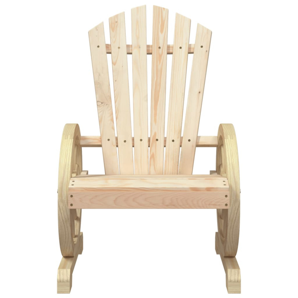 Produktbild för Adirondackstolar 2 st massivt granträ