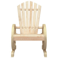 Produktbild för Adirondackstolar 2 st massivt granträ