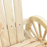 Produktbild för Adirondackstolar 2 st massivt granträ