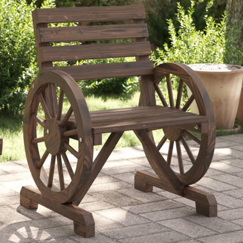 vidaXL Trädgårdsstol 58x58x78,5 cm massiv furu