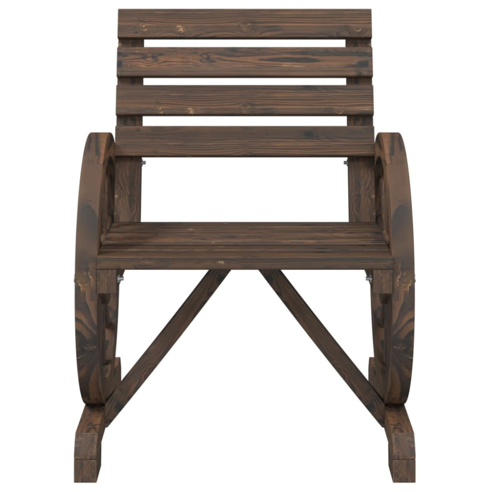 Produktbild för Trädgårdsstol 58x58x78,5 cm massiv furu