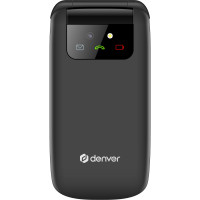 Produktbild för 4G Knapp-telefon med 2,4 färg-skärm, Bluetooth, SOS-knapp, flip-modell