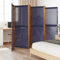 Miniatyr av produktbild för Rumsavdelare 6 paneler mörkblå 420x180 cm