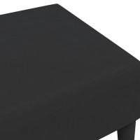 Miniatyr av produktbild för Fotpall svart 77x55x31 cm sammet