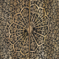 Produktbild för Sidoskåp 3 st 60x33x75 cm massivt mangoträ