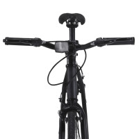 Miniatyr av produktbild för Fixed gear cykel svart och orange 700c 51 cm