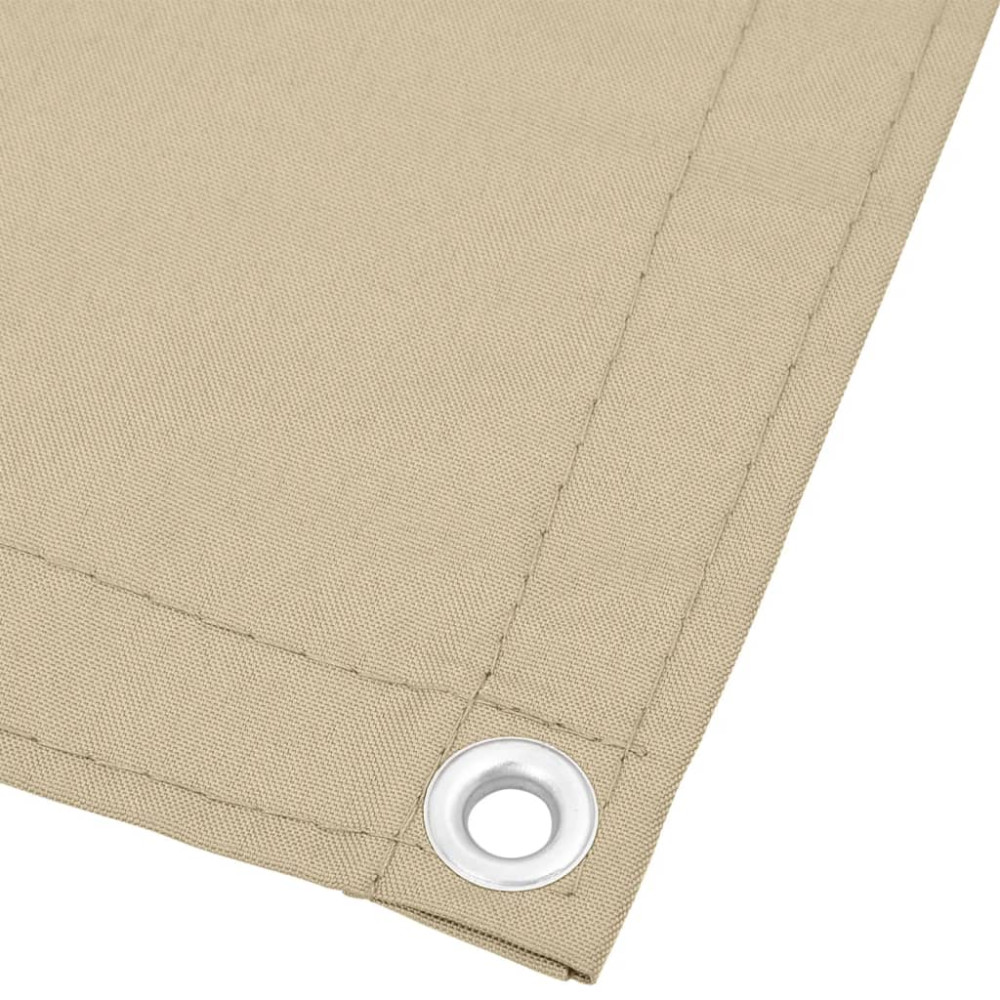 Produktbild för Balkongskärm beige 75x800 cm 100% polyester oxford