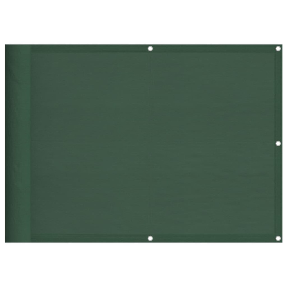 Produktbild för Balkongskärm mörkgrön 75x700 cm 100% polyester oxford