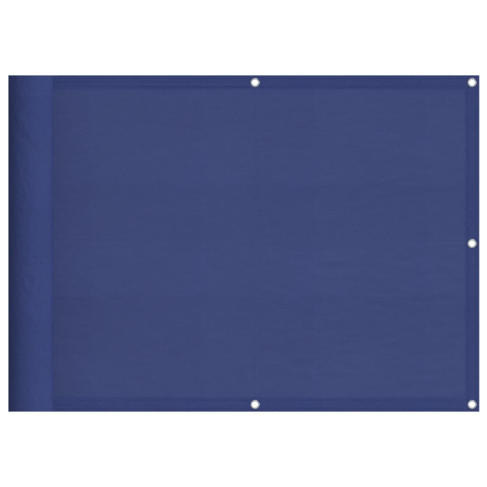 Produktbild för Balkongskärm blå 75x700 cm 100% polyester oxford