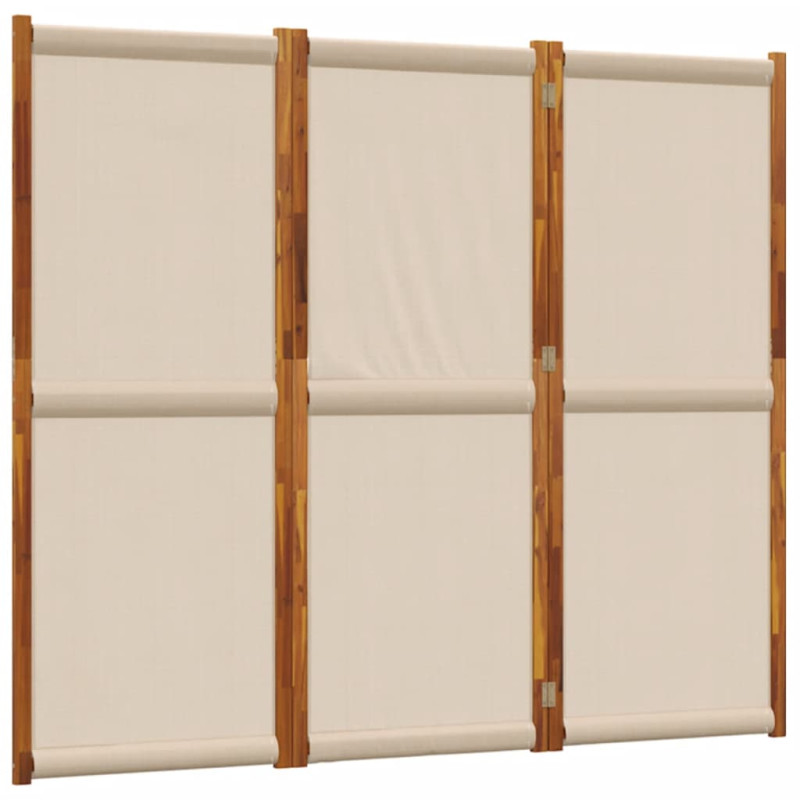 Produktbild för Rumsavdelare 3 paneler taupe 210x180 cm