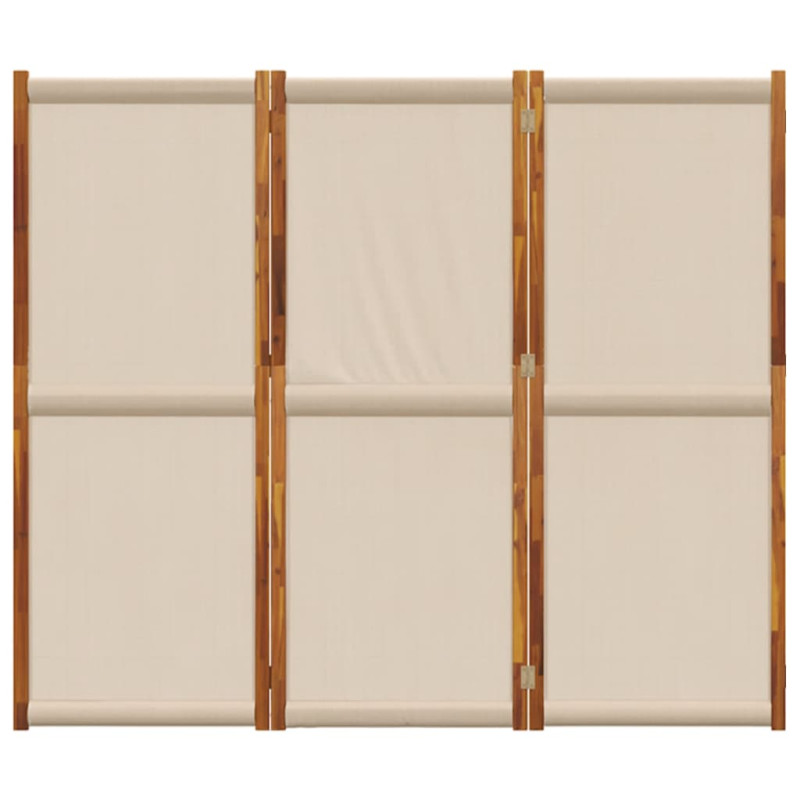Produktbild för Rumsavdelare 3 paneler taupe 210x180 cm