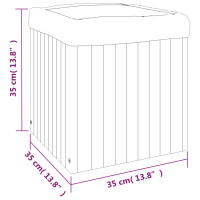 Produktbild för Odlingslåda 35x35x35 cm massivt akaciaträ