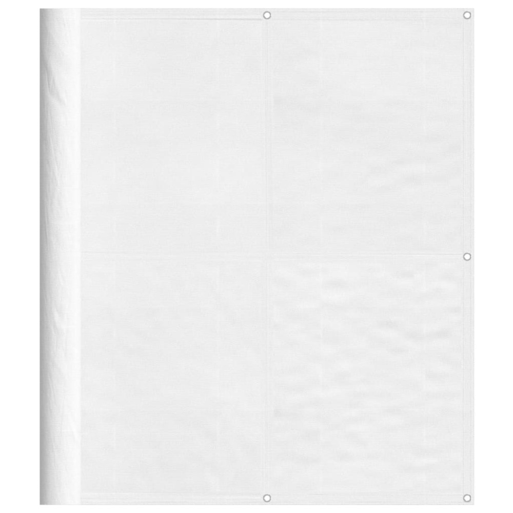 Produktbild för Balkongskärm vit 120x700 cm 100% polyester oxford