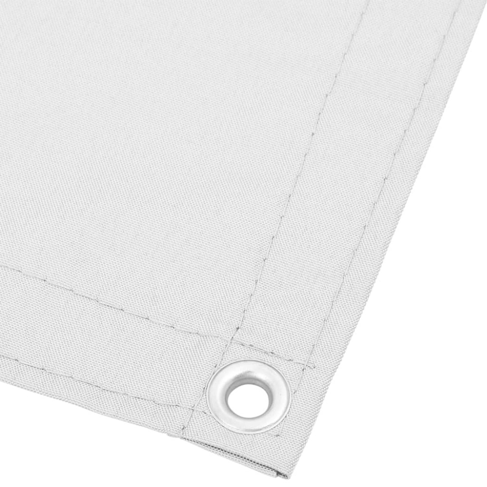 Produktbild för Balkongskärm vit 120x700 cm 100% polyester oxford
