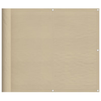 Produktbild för Balkongskärm beige 90x800 cm 100% polyester oxford