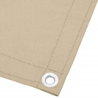 Produktbild för Balkongskärm beige 90x800 cm 100% polyester oxford