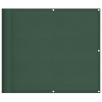 Produktbild för Balkongskärm mörkgrön 90x1000 cm 100% polyester oxford