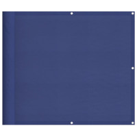Produktbild för Balkongskärm blå 90x1000 cm 100% polyester oxford