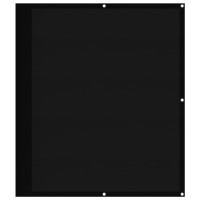 Miniatyr av produktbild för Balkongskärm svart 120x800 cm 100% polyester oxford