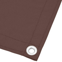 Produktbild för Balkongskärm brun 120x800 cm 100% polyester oxford