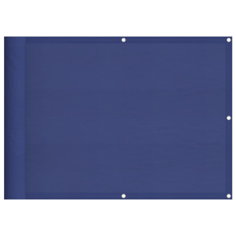Produktbild för Balkongskärm blå 75x800 cm 100% polyester oxford