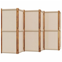 Miniatyr av produktbild för Rumsavdelare 6 paneler taupe 420x180 cm