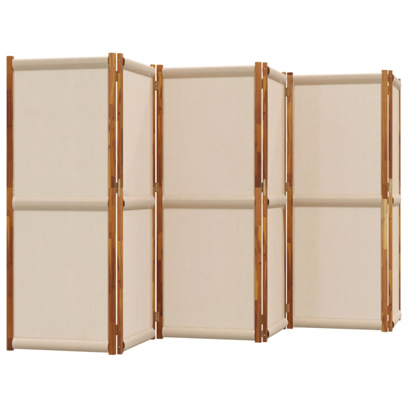Produktbild för Rumsavdelare 6 paneler taupe 420x180 cm