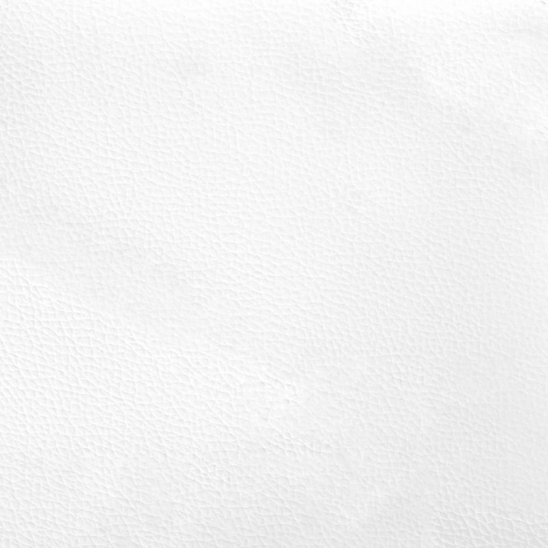 Produktbild för Sängram med huvudgavel vit 100x200 cm konstläder