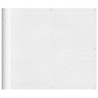 Produktbild för Balkongskärm vit 90x800 cm 100% polyester oxford