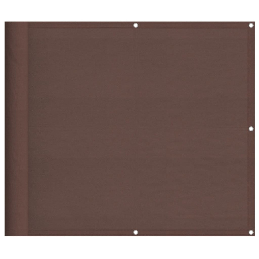 Produktbild för Balkongskärm brun 90x800 cm 100% polyester oxford