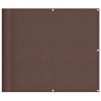 Produktbild för Balkongskärm brun 90x800 cm 100% polyester oxford