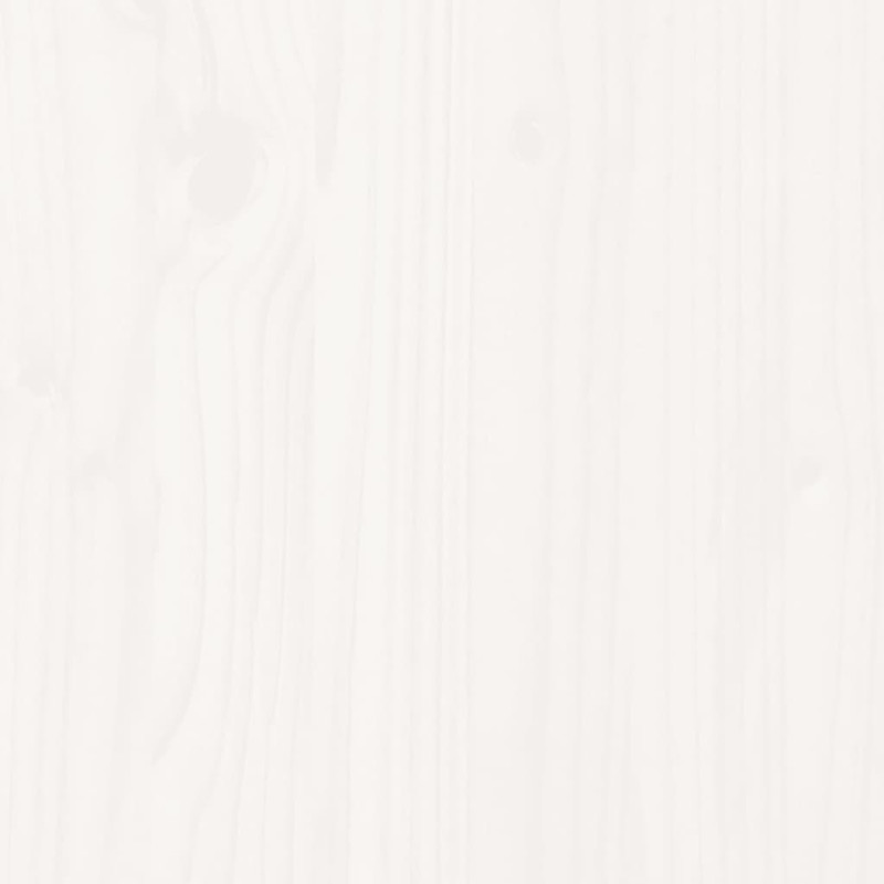 Produktbild för Barbord vit 113,5x50x103 cm massiv furu