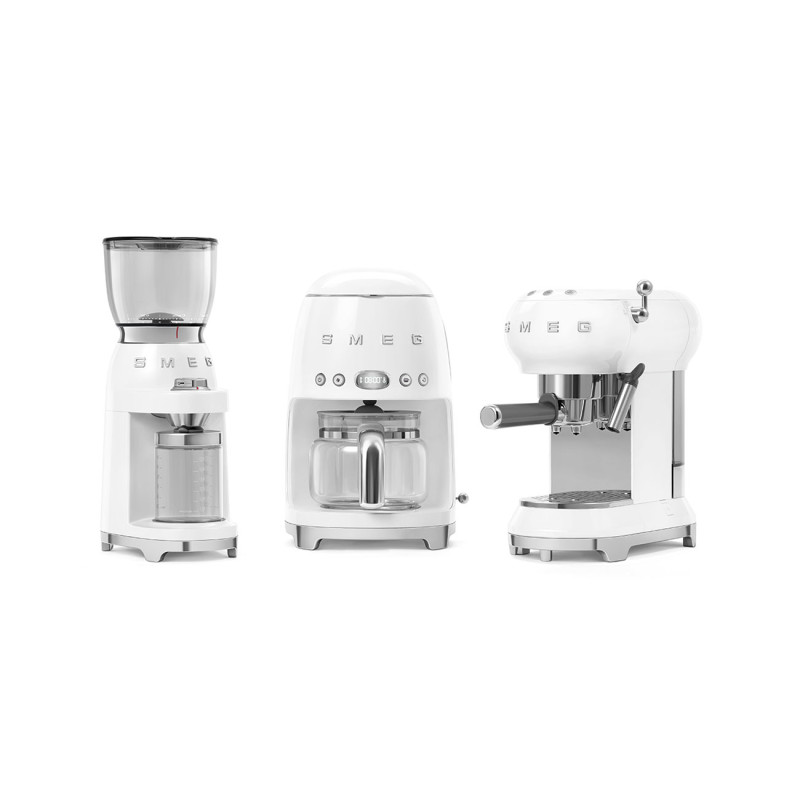 Produktbild för Smeg 50's Style Kaffebryggare DCF02WHEU (vit)