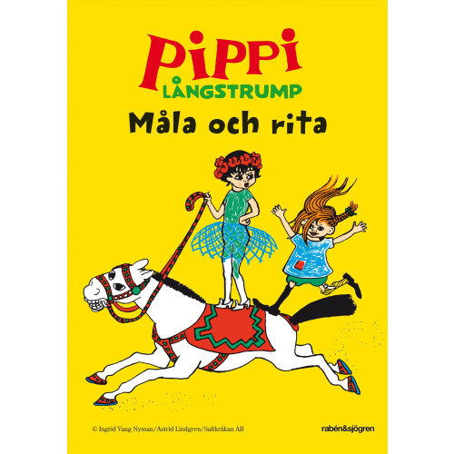 Astrid Lindgren Pippi Långstrump Måla och rita