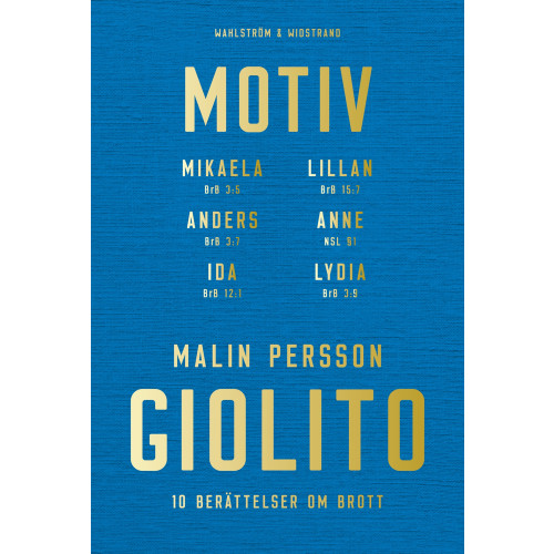 Malin Persson Giolito Motiv (inbunden)