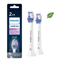 Miniatyr av produktbild för Philips S2 Sensitive HX6052/10 Soniska tandborsthuvuden i standardutförande