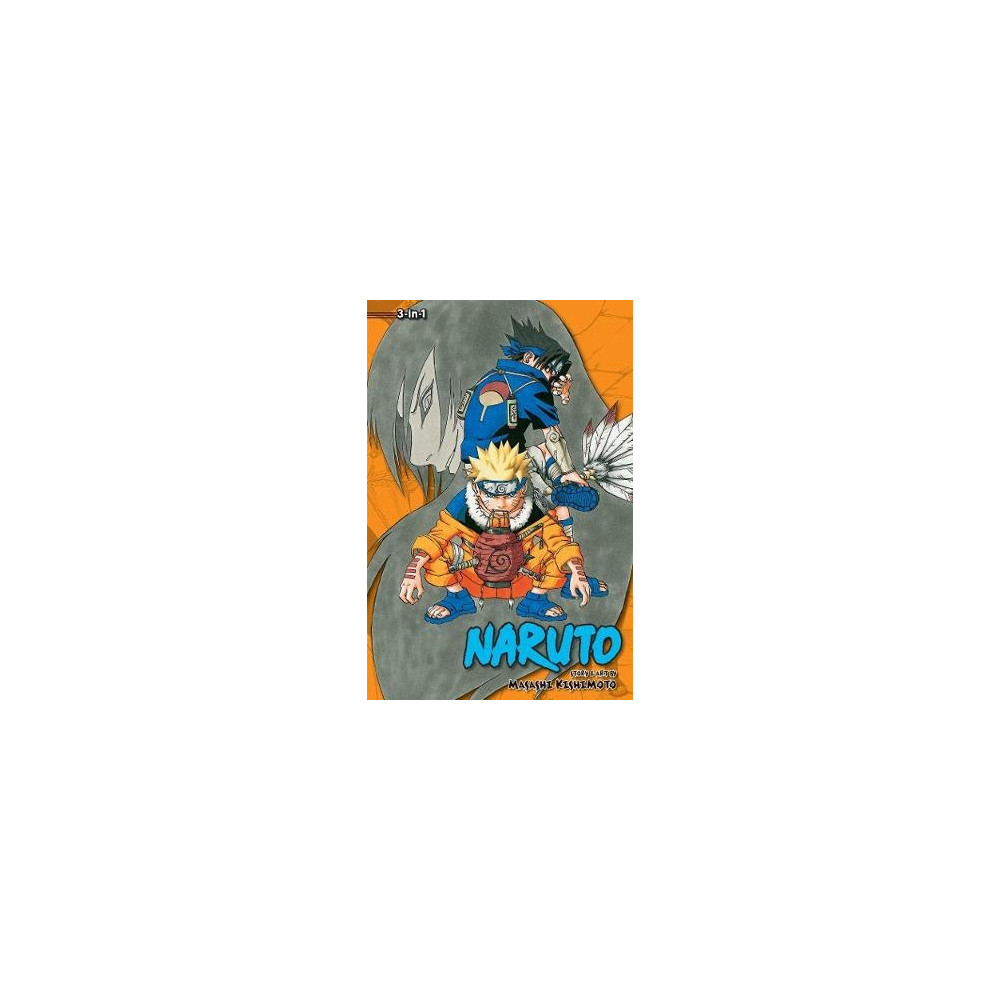 Produktbild för Naruto (3-in-1 Edition), Vol. 3 (häftad, eng)