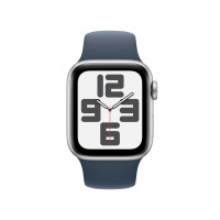 Produktbild för Apple Watch SE OLED 40 mm Digital 324 x 394 pixlar Pekskärm Silver Wi-Fi GPS