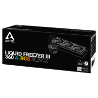 Produktbild för ARCTIC Liquid Freezer III 360 A-RGB Processor Allt-i-ett vätskekylare 12 cm Svart 1 styck