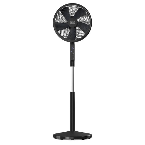 BLACK+DECKER Pedestal Fan 5 Blades Black 50W