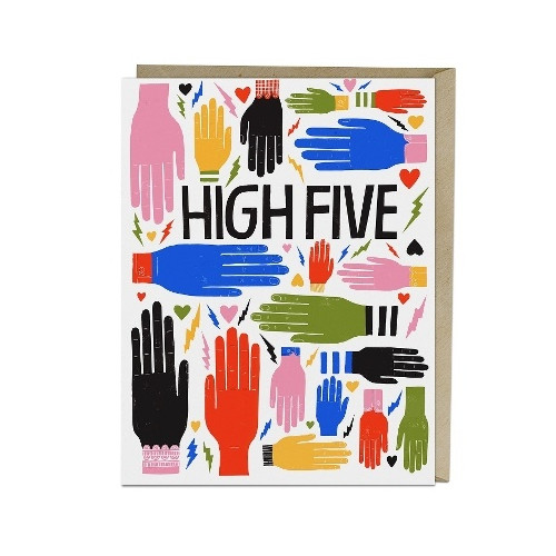 Abrams & Chronicle Books 6-Pack Lisa Congdon for Em & Friends Women High Five Card