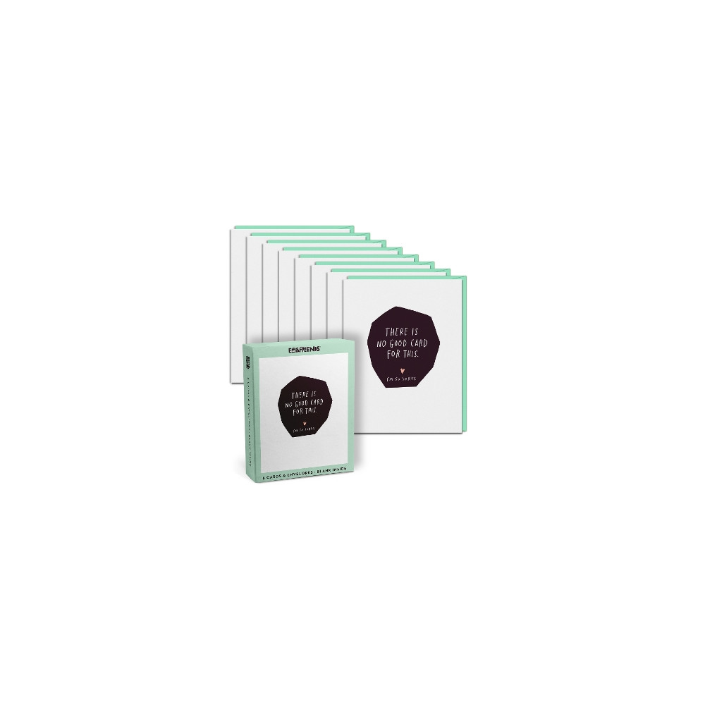 Produktbild för Em & Friends No Good Card For This Boxed Greeting Cards, Box of 8 Single Empathy Cards
