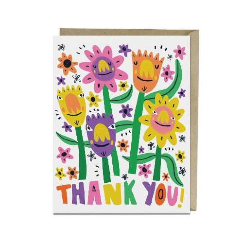 Abrams & Chronicle Books 6-Pack Barry Lee for Em & Friends Thank You Flowers Thank You Card
