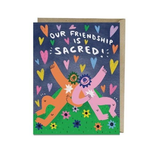 Abrams & Chronicle Books 6-Pack Barry Lee for Em & Friends Friendship is Sacred Friendship Card
