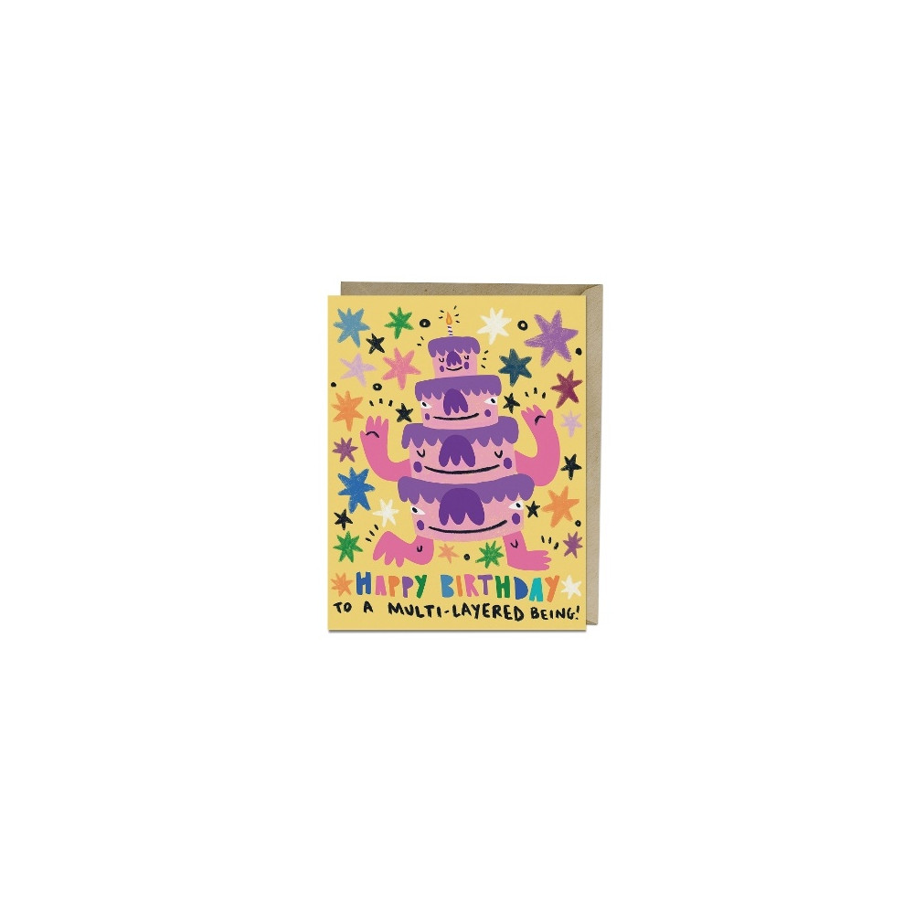 Produktbild för 6-Pack Barry Lee for Em & Friends Multi-layered Birthday Card