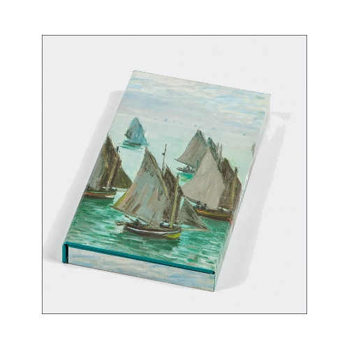 teNeues Stationery Fishing Boats, Claude Monet 8-Pen Set