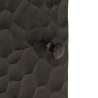 Produktbild för Badrumsskåp svart 38x33x58 cm massivt mangoträ