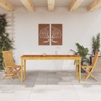 Produktbild för Trädgårdsbord 180x90x75 cm massivt akaciaträ