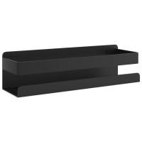Miniatyr av produktbild för Duschhylla matt svart 23x6,5x6 cm borstat 304 rostfritt stål